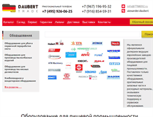 Tablet Screenshot of daubert.ru